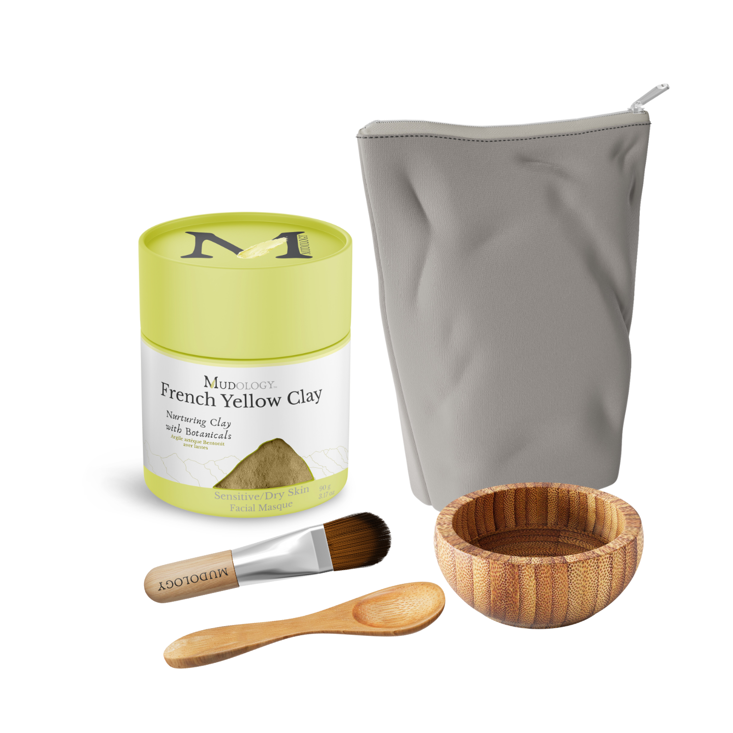 French Yellow Clay Spa Set