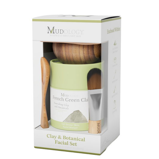 French Green Clay Spa Set