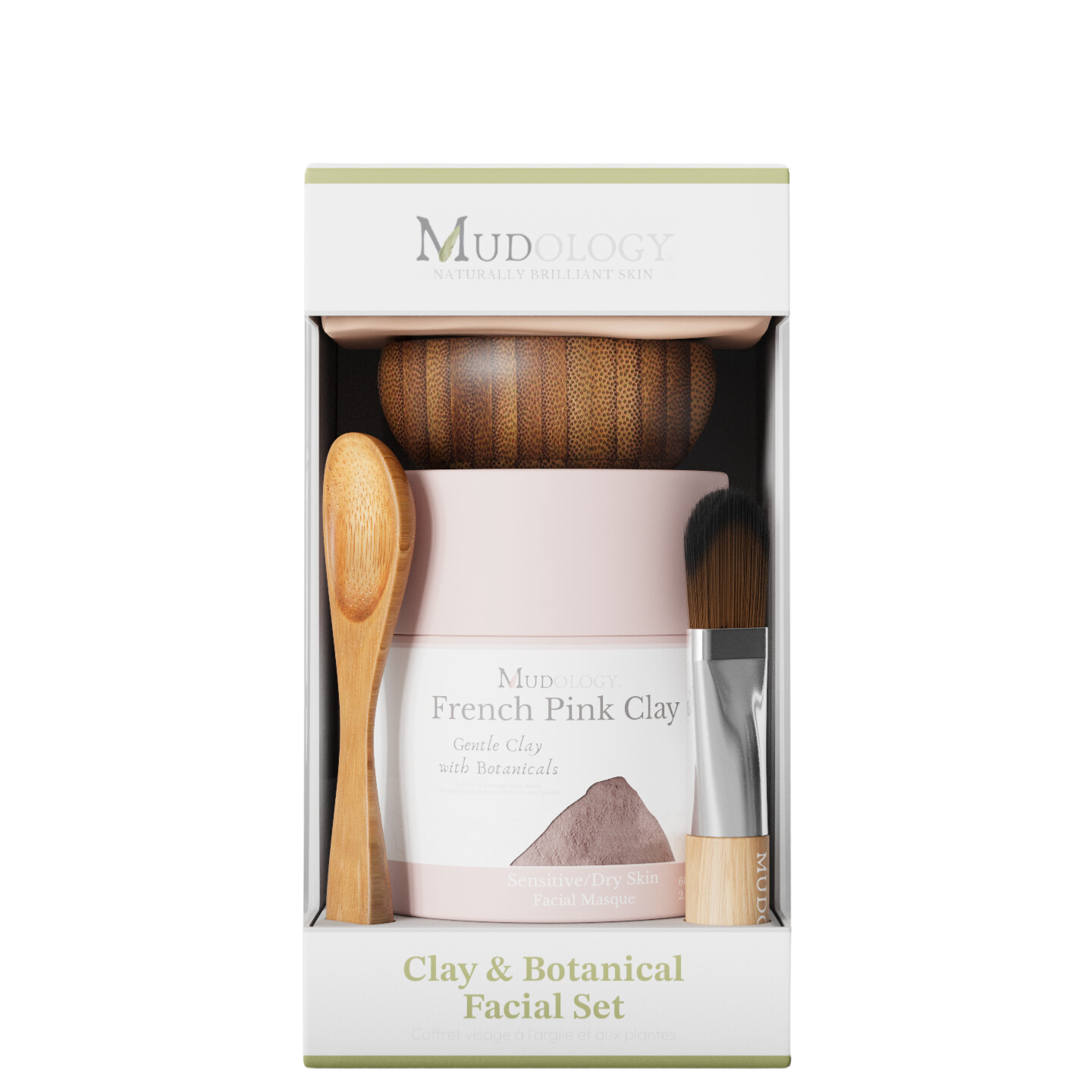 French Pink Clay Spa Set