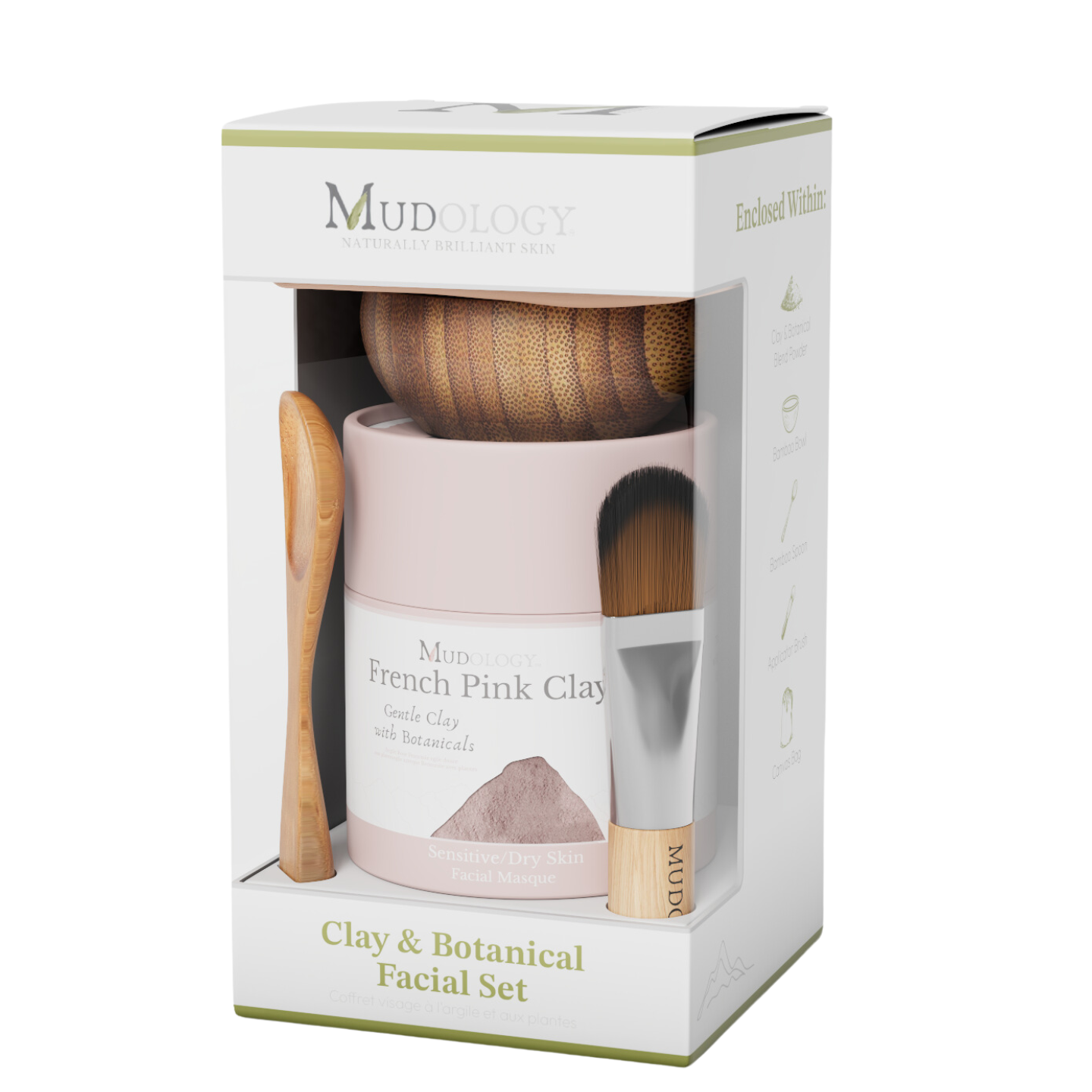 French Pink Clay Spa Set