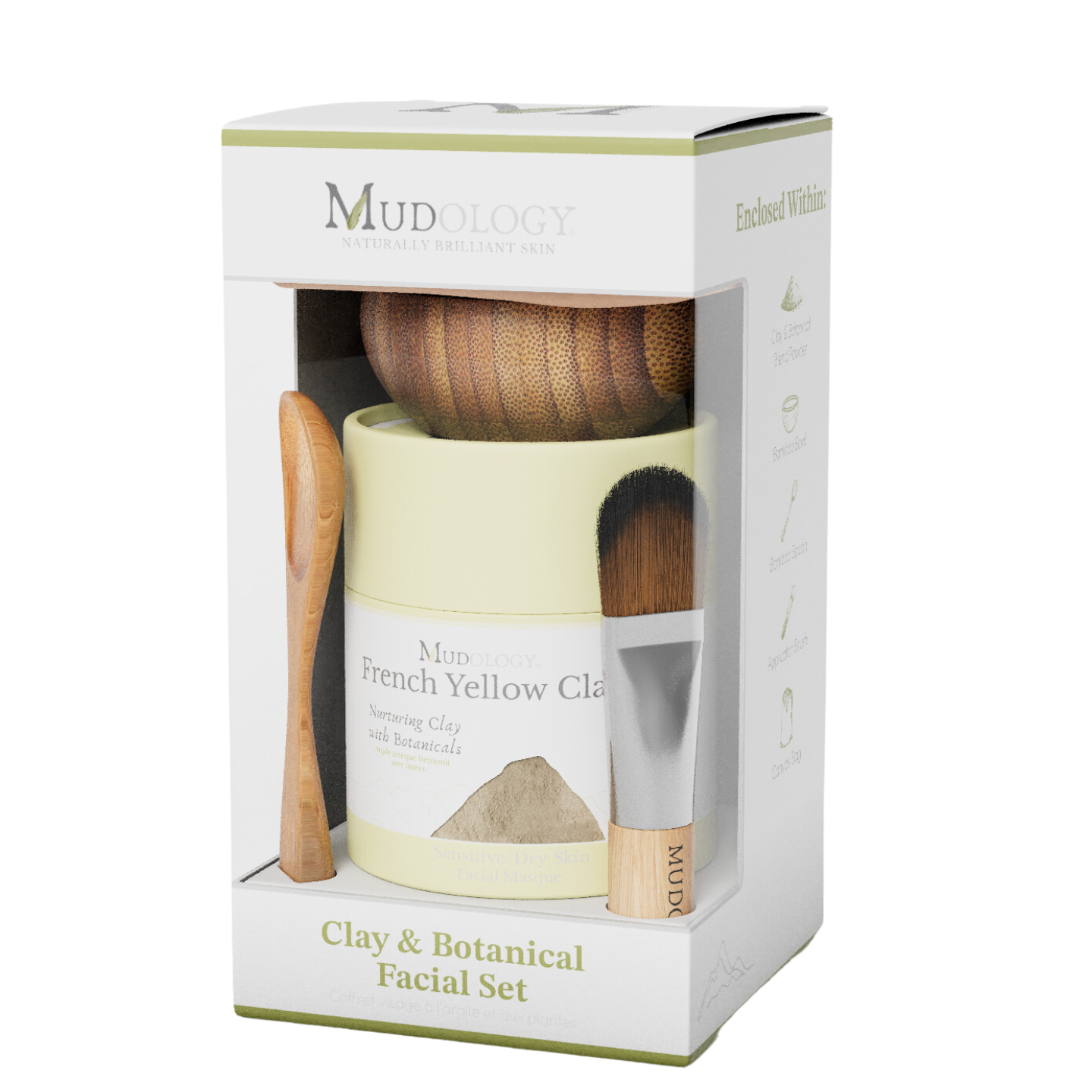 French Yellow Clay Spa Set