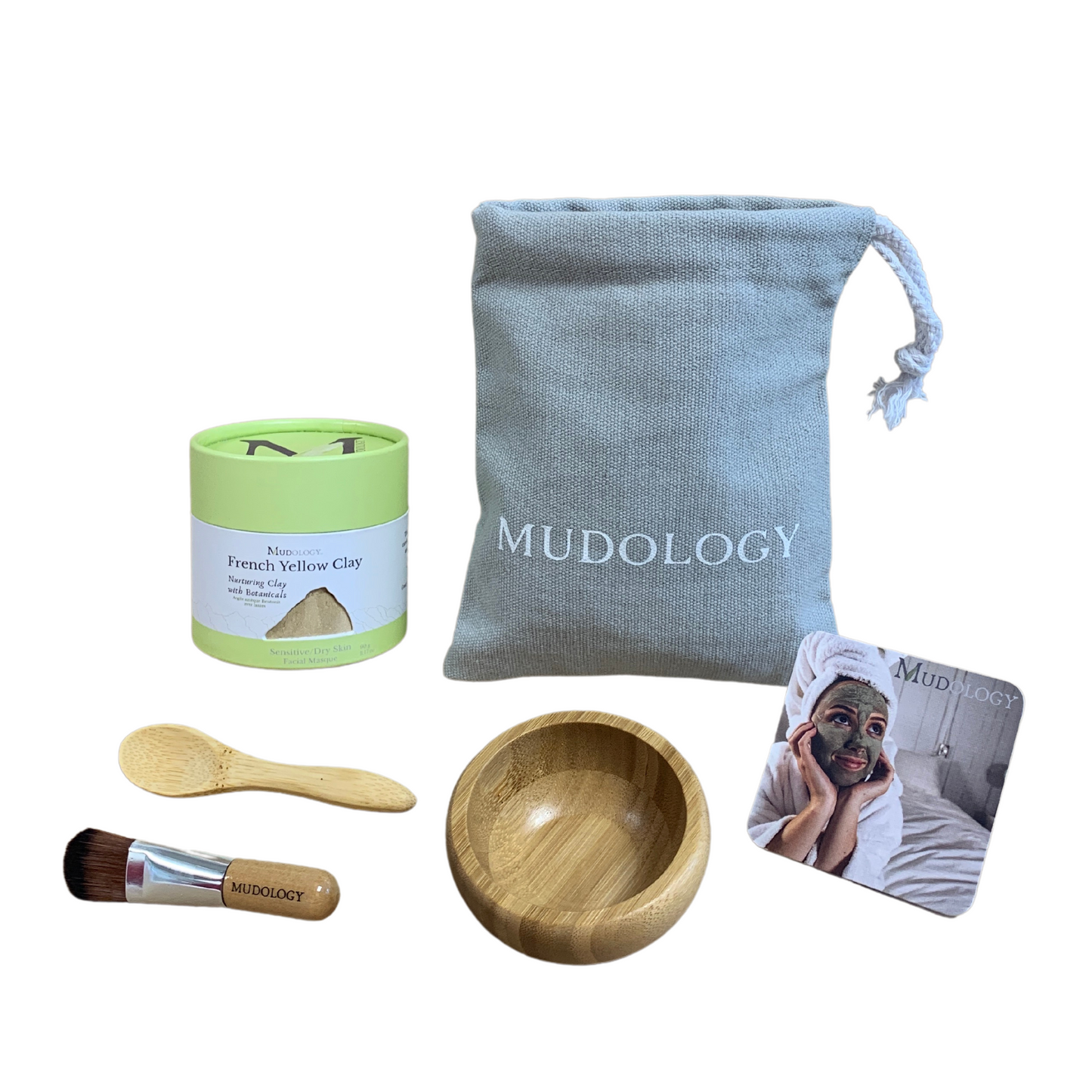 French Yellow Clay Spa Set