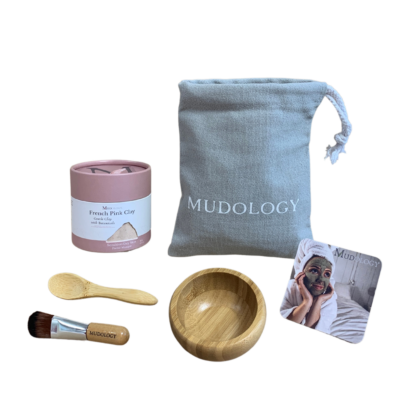 French Pink Clay Spa Set